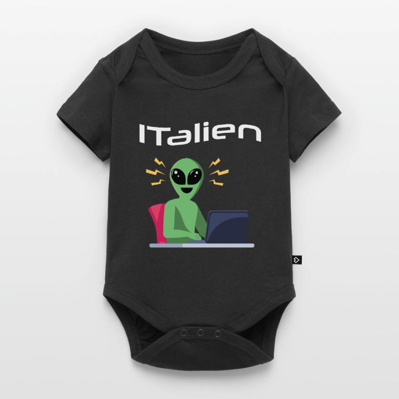 ITalien Alien Informatiker Hacker Coder Baby Premium Kurzarmbody