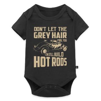 Je peux encore construire des voitures classiques rétro hot rods - Body à manches courtes Premium Bébé - noir - Devant