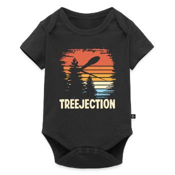 Treejection - Baby Premium short-sleeve bodysuit - black - Front