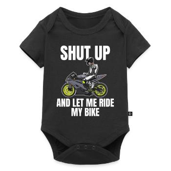 Motorcycle Lifestyle / Motorcycle / Motorcycles biker - Baby Premium short-sleeve bodysuit - black - Front
