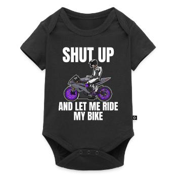 Motorcycle Lifestyle / Motorcycle / Motorcycles biker - Baby Premium short-sleeve bodysuit - black - Front
