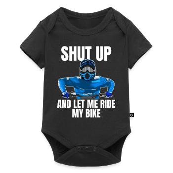 Motocross / Enduro / Freestyle mx / Dirtbike retro - Baby Premium short-sleeve bodysuit - black - Front
