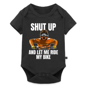 Motocross / Enduro / Freestyle mx / Dirtbike retro - Baby Premium short-sleeve bodysuit - black - Front