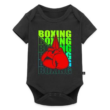 Boxen Martial Arts Boxing Box Club Boxer - Baby Premium short-sleeve bodysuit - black - Front