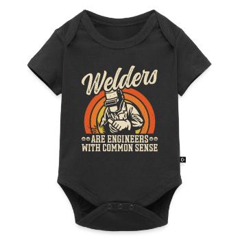 Welder Funny Saying Conceptions de soudage - Body à manches courtes Premium Bébé - noir - Devant
