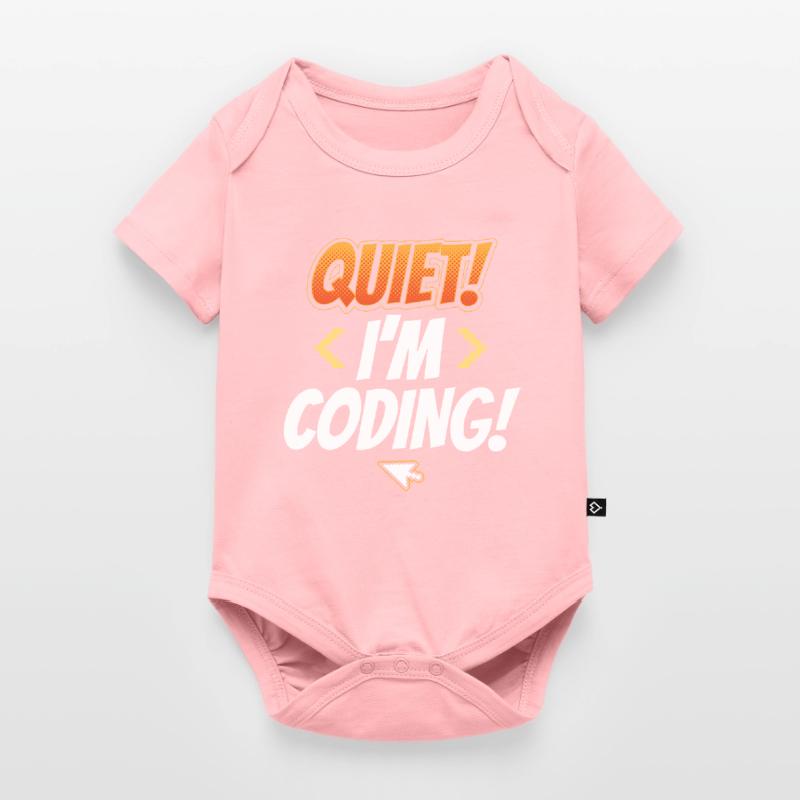 Leise Ich Programmiere Coding Coder Programmieren Baby Premium Kurzarmbody