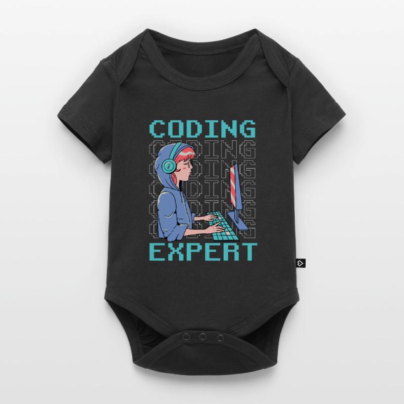 Coding Expert Programming Coder Programmer Baby Premium short-sleeve bodysuit