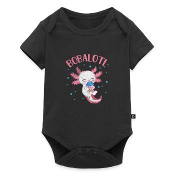 Bubble Tea Boba Tea Kawaii Cadeau - Body à manches courtes Premium Bébé - noir - Devant