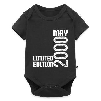 Gift May 2000. anniversary may 2000. May 2000. - Baby Premium short-sleeve bodysuit - black - Front