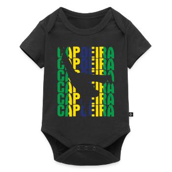 Capoeira - Baby Premium Kurzarmbody - Schwarz - Vorne