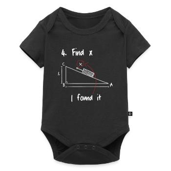 Find X Mathematics Math - Baby Premium short-sleeve bodysuit - black - Front
