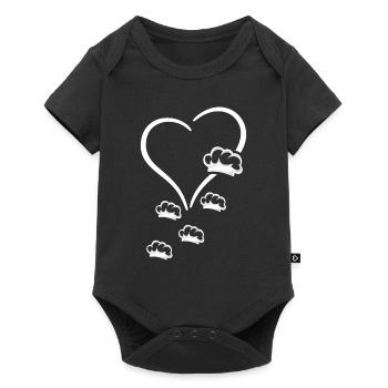Chefs Design Chef's Hats In A Heart Chef Cook Chef - Baby Premium Kurzarmbody - Schwarz - Vorne
