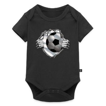 Football Accessories Gift Idea Football Fan - Baby Premium short-sleeve bodysuit - black - Front