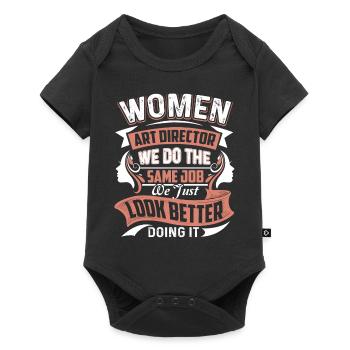 Art Director Women Art Director - Baby Premium short-sleeve bodysuit - black - Front
