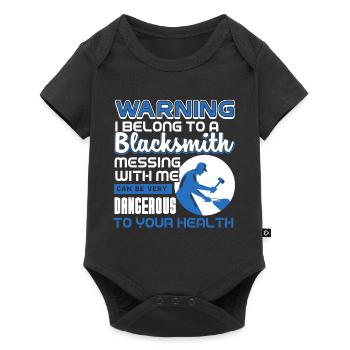 Blacksmith I Belong To Be A Blacksmith - Baby Premium short-sleeve bodysuit - black - Front