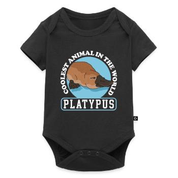 Platypus Platypus Gift - Baby Premium short-sleeve bodysuit - black - Front