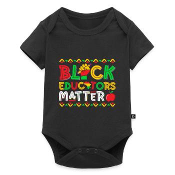 Funny African Month - Baby Premium short-sleeve bodysuit - black - Front
