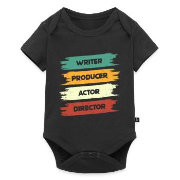 Writer Producer Actor Director Singer Dancer Theat - Baby Premium Kurzarmbody - Schwarz - Vorne
