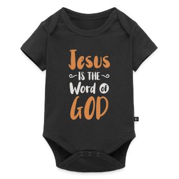 Jésus est la Parole de la foi chrétienne de Dieu - Body à manches courtes Premium Bébé - noir - Devant