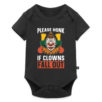 Circus Clown Please Honk If Clowns Circus Staff - Baby Premium Kurzarmbody - Schwarz - Vorne
