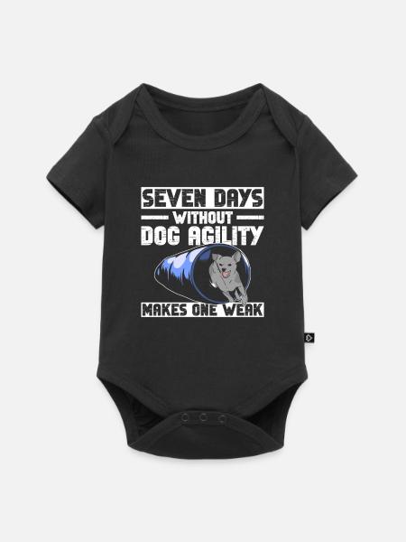 Hunde-agility-trainer-design Für - Baby Premium Kurzarmbody - Schwarz