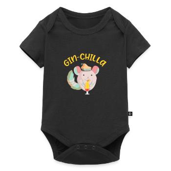 Chinchilla - Baby Premium short-sleeve bodysuit - black - Front