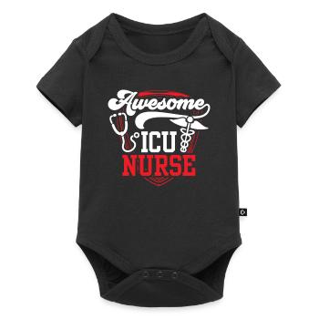 Great Intensive Care Nurse Intensive Care - Baby Premium short-sleeve bodysuit - black - Front