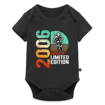 2006 Limited Edition Mountain Bike Bike Bike - Baby Premium short-sleeve bodysuit - black - Front