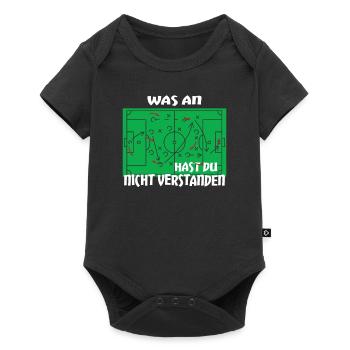 Football Accessories Gift Idea Football Fan - Baby Premium short-sleeve bodysuit - black - Front