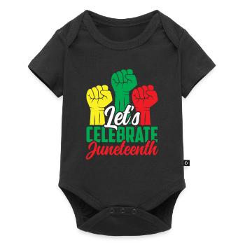 Célébrons Juneteenth Black African American - Body à manches courtes Premium Bébé - noir - Devant