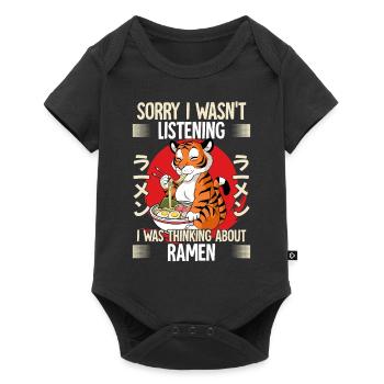Sorry I Wasn't Listening I Was Thinking About - Baby Premium short-sleeve bodysuit - black - Front