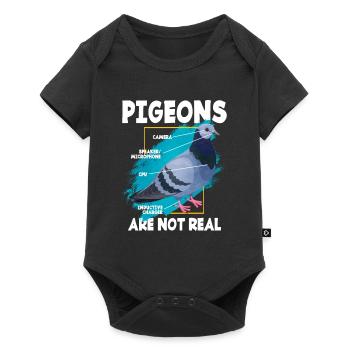 Dove - Baby Premium short-sleeve bodysuit - black - Front