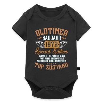 51 Geburtstag Oldtimer 1972 2023 - Baby Premium Kurzarmbody - Schwarz - Vorne