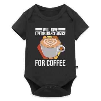 Life Insurance Agent Design Für - Body à manches courtes Premium Bébé - noir - Devant