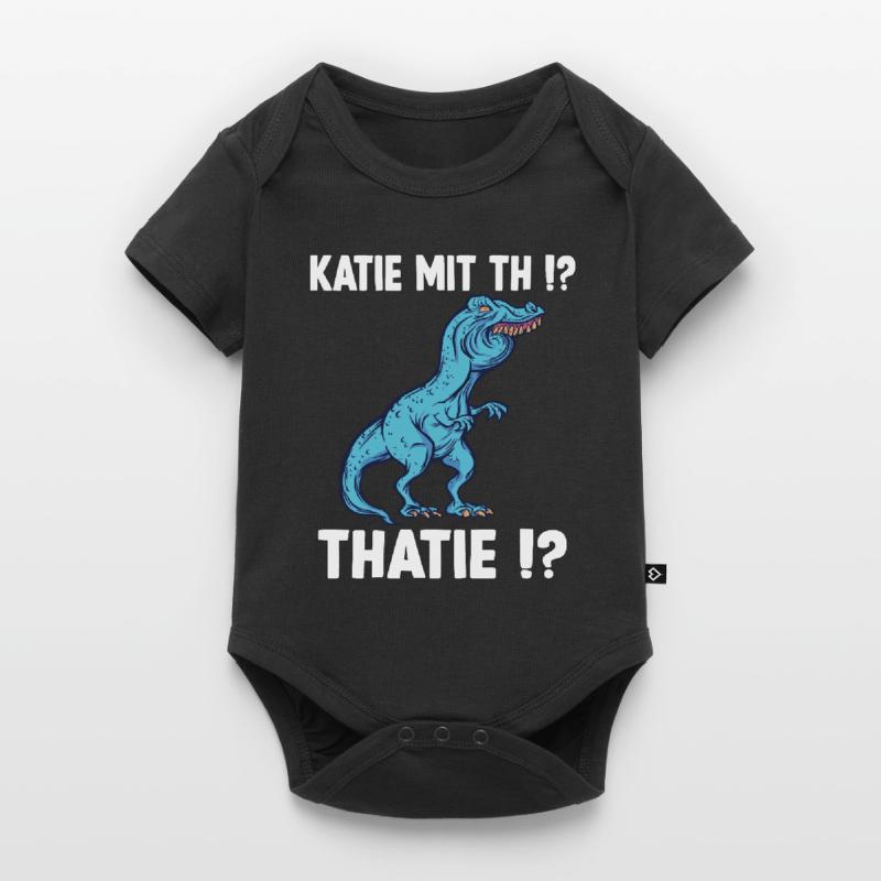 Katie oder Kathie T-Rex Überbiss Dinosaurier Meme Baby Premium Kurzarmbody
