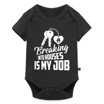 Breaking Into Houses Is My Job Locksmith Lockpicke - Baby Premium short-sleeve bodysuit - black - Front