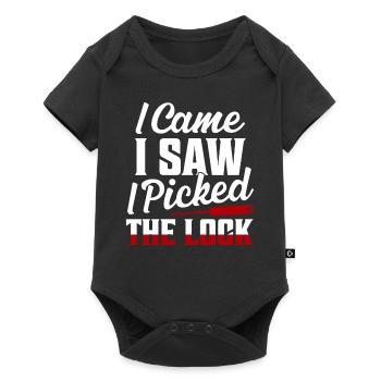 I Came, I Saw, I Picked The Lock Locksmith Lockpic - Baby Premium short-sleeve bodysuit - black - Front
