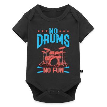Drummers Drummers Drummers Drummers - Baby Premium short-sleeve bodysuit - black - Front