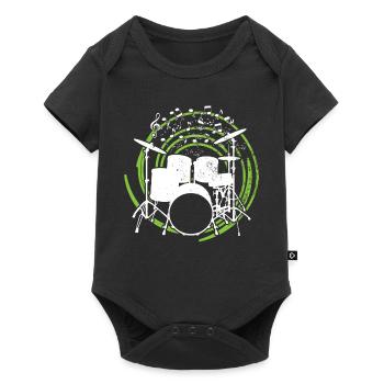 Drummers Drummers Drummers Drummers - Baby Premium short-sleeve bodysuit - black - Front