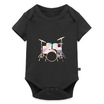 Drummers Drummers Drummers Drummers - Baby Premium short-sleeve bodysuit - black - Front