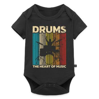 Drummers Drummers Drummers Drummers - Baby Premium short-sleeve bodysuit - black - Front