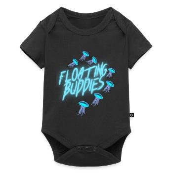 Swimming Friends Jellyfish Jellyfish Gift - Baby Premium short-sleeve bodysuit - black - Front