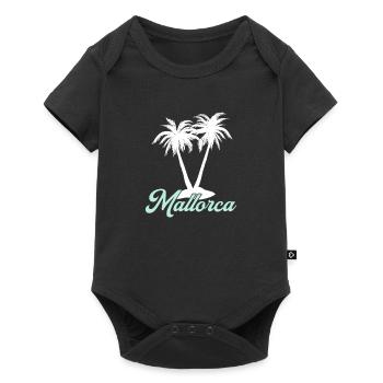 Mallorca - Baby Premium Kurzarmbody - Schwarz - Vorne