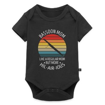 Basson Orchesta design pour bassonistes - Body à manches courtes Premium Bébé - noir - Devant