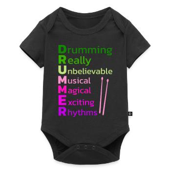 Drummers Drummers Drummers Drummers - Baby Premium short-sleeve bodysuit - black - Front