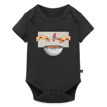 Bratwurst grilling BBQ grilling for real grillers - Baby Premium short-sleeve bodysuit - black - Front