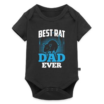 Meilleur Rat Dad Ever Rat Rat Daddy Rats - Body à manches courtes Premium Bébé - noir - Devant