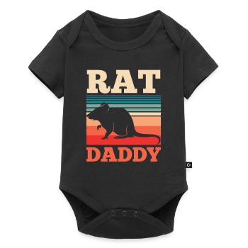 Rat Daddy Rat Daddy Lover Cute Rat Animal - Baby Premium short-sleeve bodysuit - black - Front