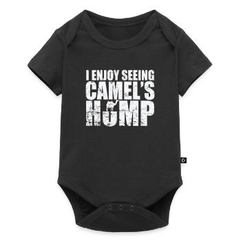 I enjoy seeing Camel's Hump Dromedar - Baby Premium Kurzarmbody - Schwarz - Vorne