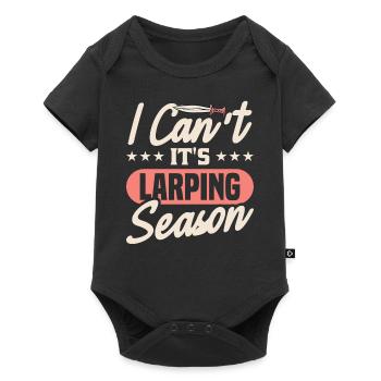 LARP Live-Action-Rollenspiel - Baby Premium Kurzarmbody - Schwarz - Vorne